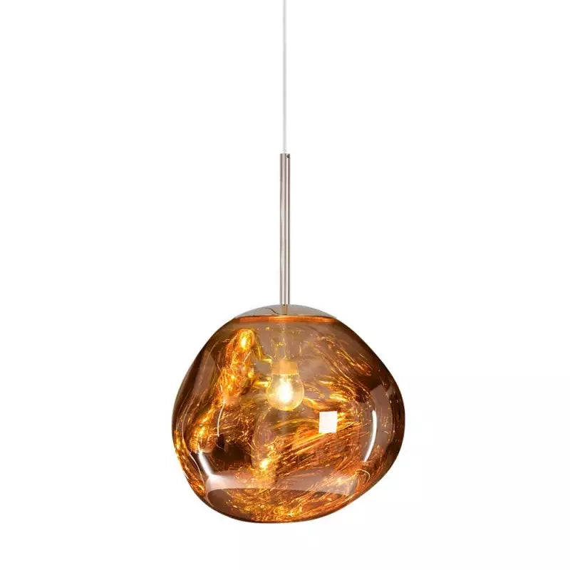 Pendant Light Glass 48.0 cm Smoke Dining Room Artistic Hanging Ceiling Lamp E27 Sculptural Statement Lighting | Thomler