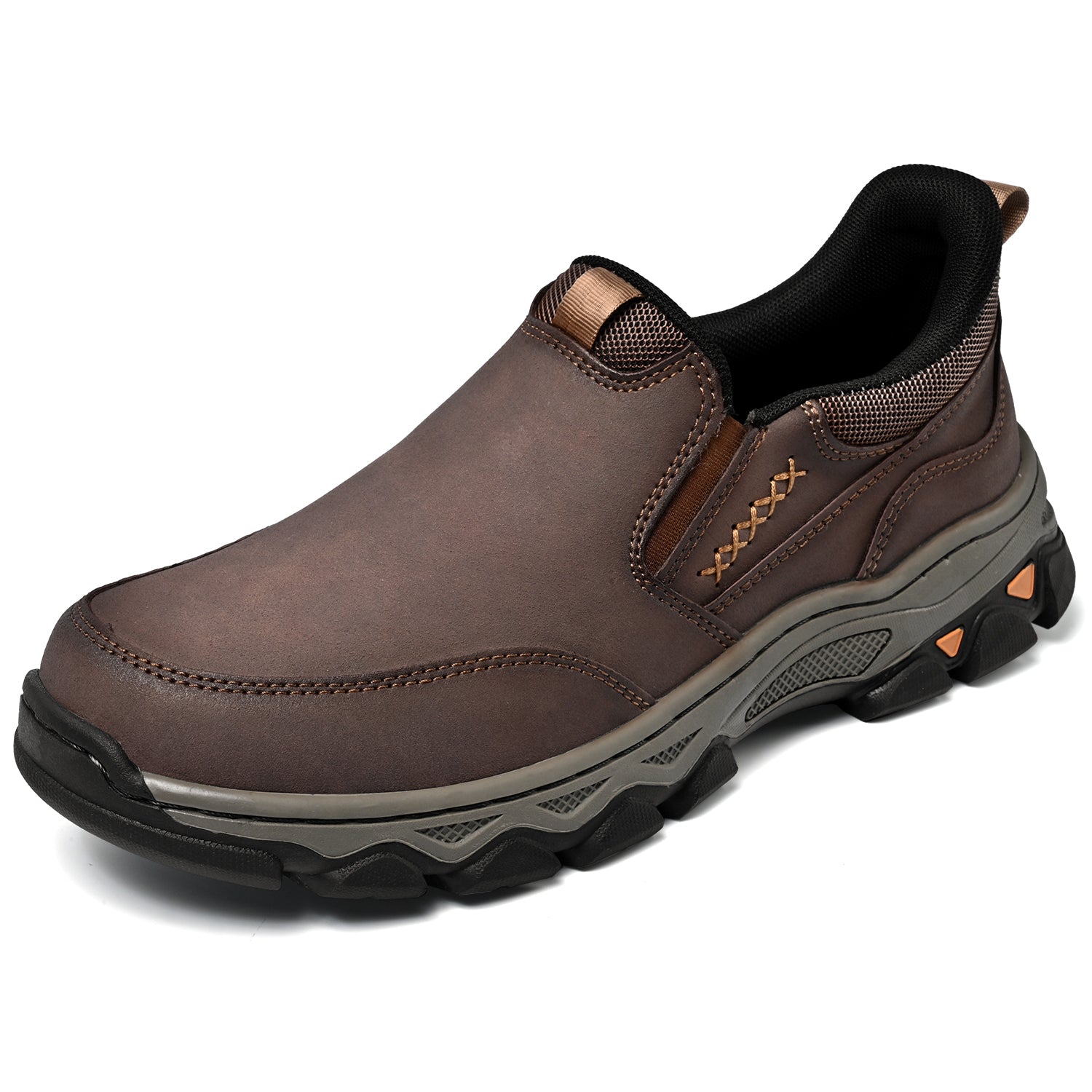 Men's Arch Support Slip-On Loafers for All-Day Walking & Standing | Posture-Correcting Footbed | Thomler