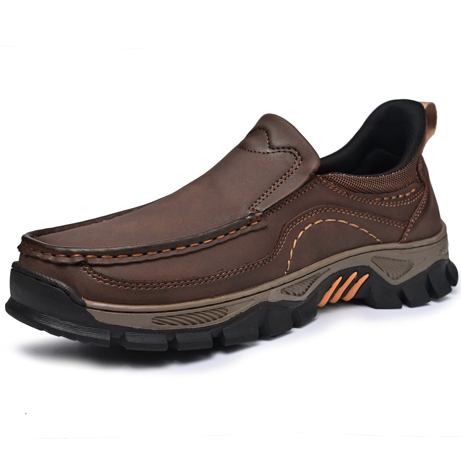 Men's Slip-On Footbed Loafers for All-Day Arch Support & Alignment | Cushioned Walking Sneakers with Ergonomic Sole for Pain Relief & | Thomler