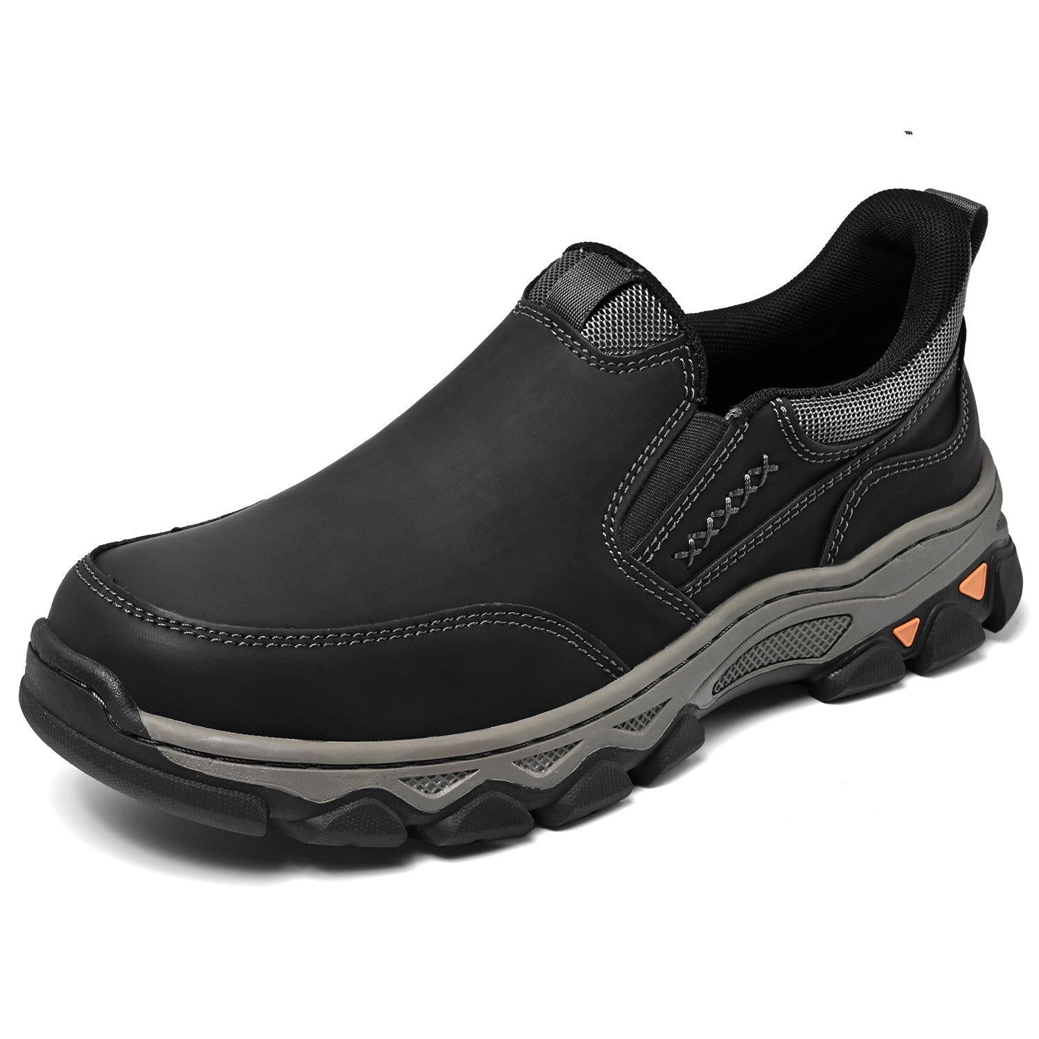 Men's Arch Support Slip-On Loafers for All-Day Walking & Standing | Posture-Correcting Footbed | Thomler