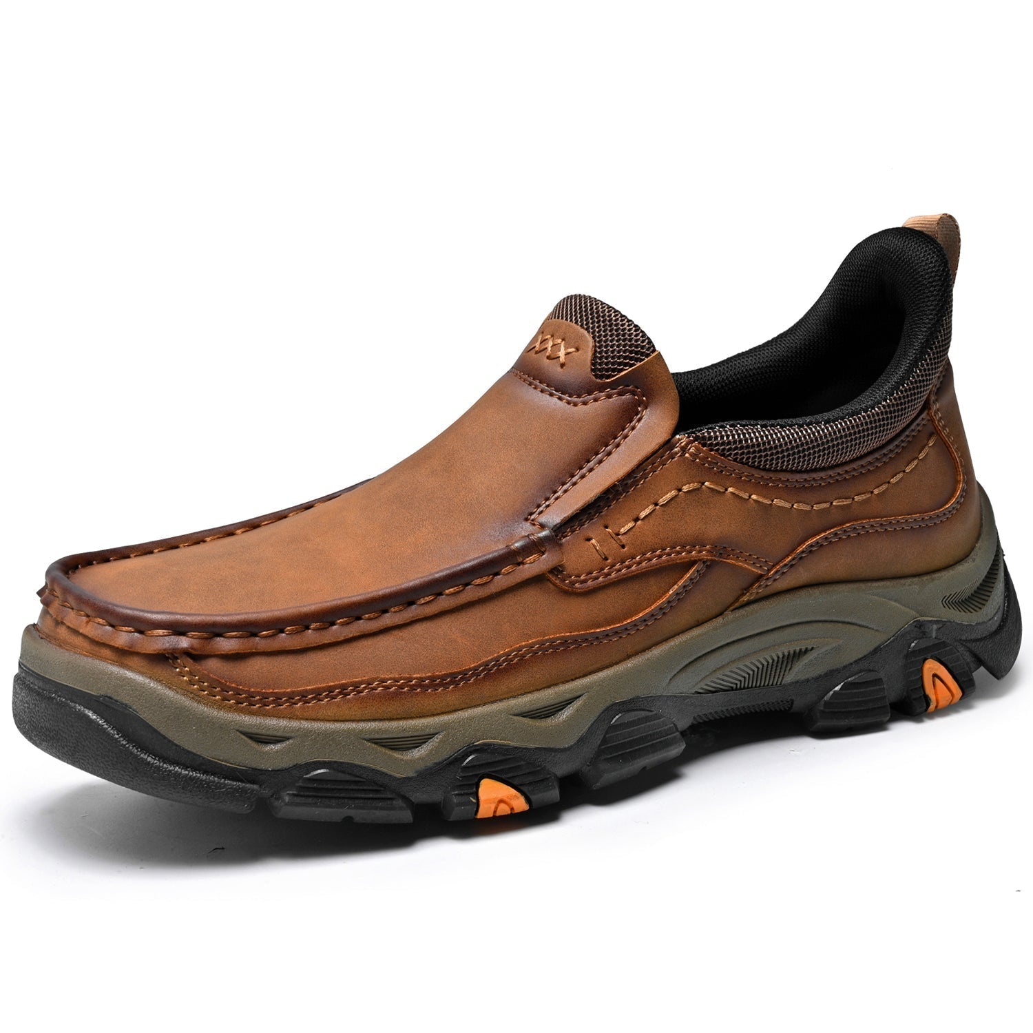 Men's Slip-On Footbed Loafers for All-Day Arch Support & Alignment | Cushioned Walking Sneakers with Ergonomic Sole for Pain Relief & | Thomler