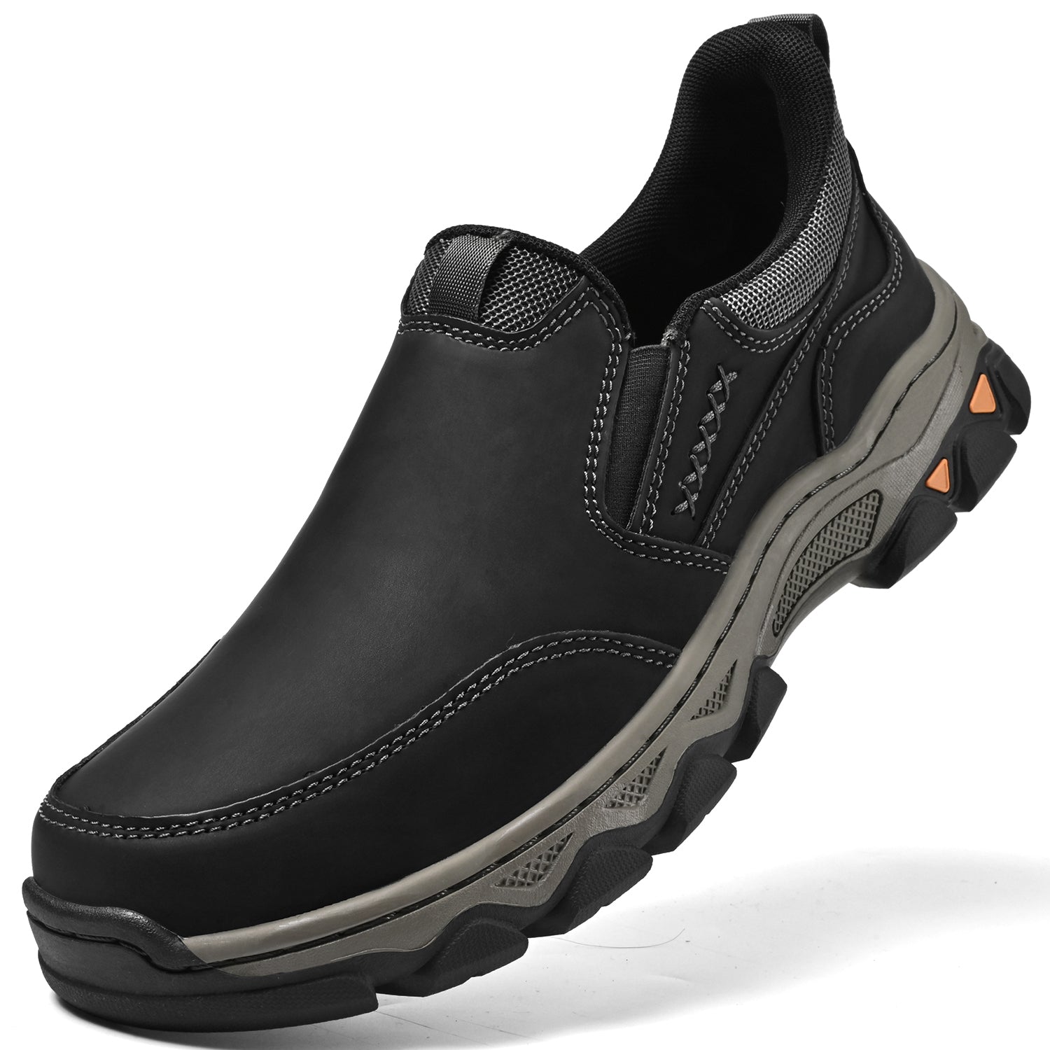 Men's Arch Support Slip-On Loafers for All-Day Walking & Standing | Posture-Correcting Footbed | Thomler