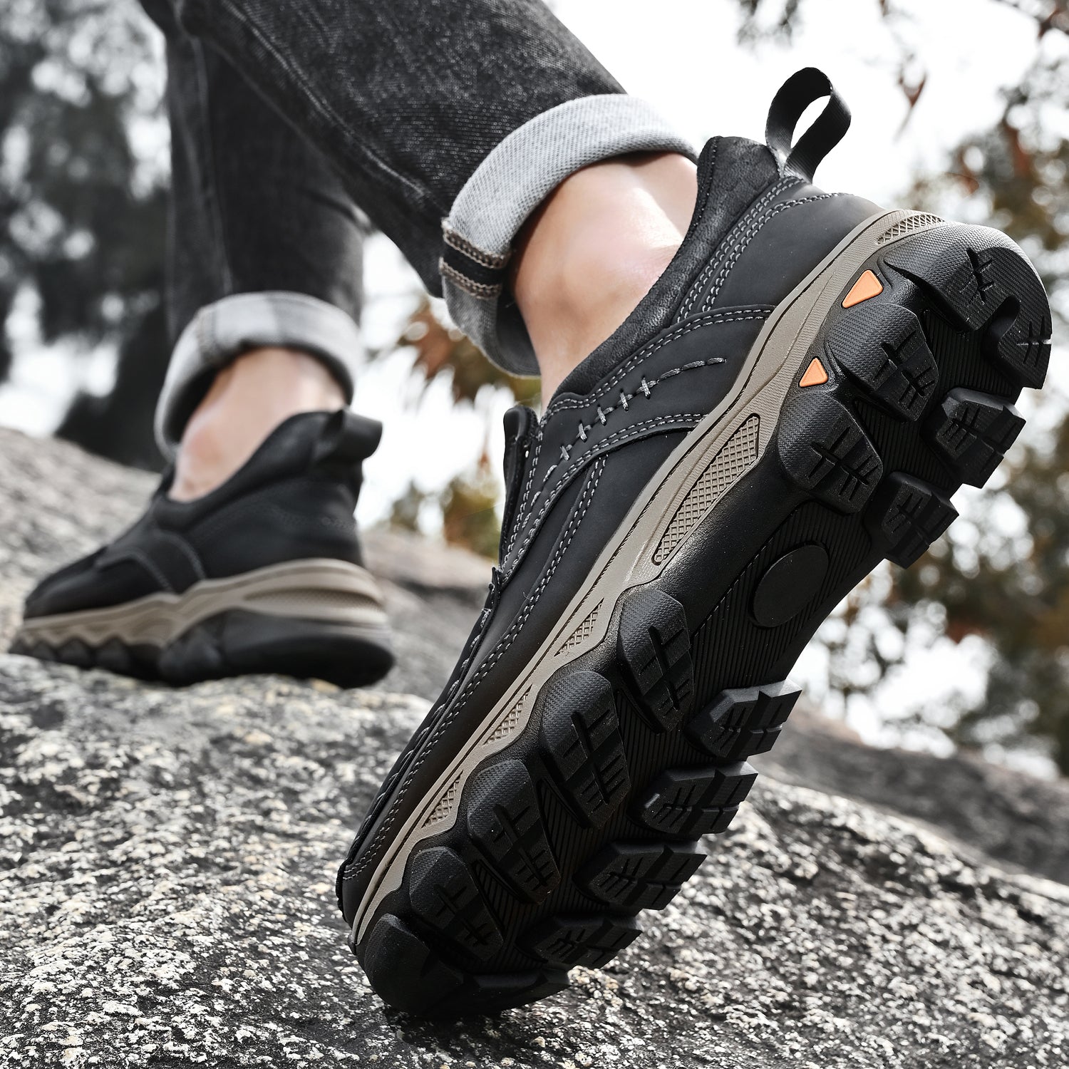 Men's Arch Support Loafers for All-Day Comfort & Posture Alignment – Cushioned Sole, Non-Slip Tread, Breathable Upper – Perfect for Work | Thomler