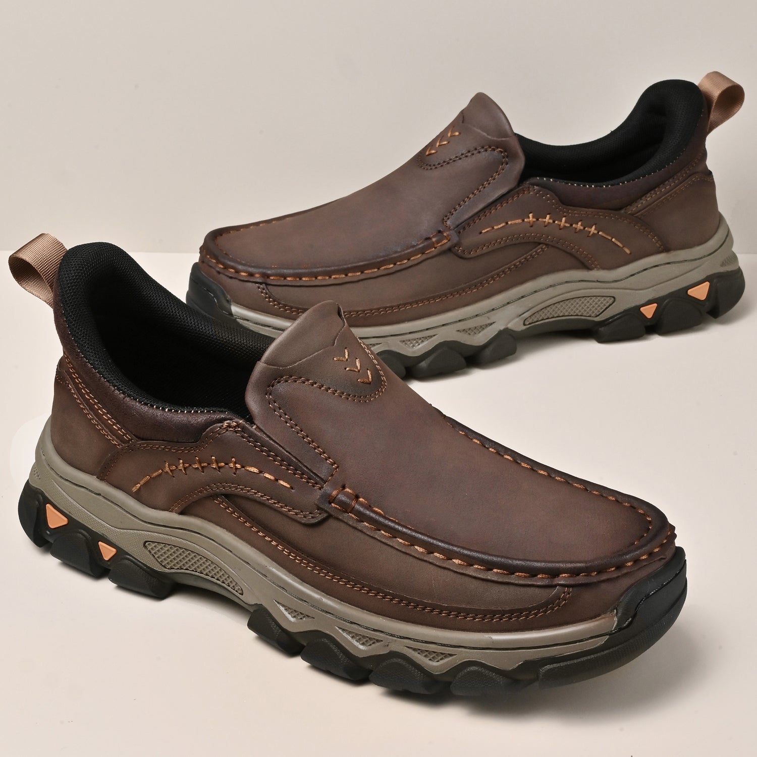 Men's Arch Support Loafers for All-Day Comfort & Posture Alignment – Cushioned Sole, Non-Slip Tread, Breathable Upper – Perfect for Work | Thomler