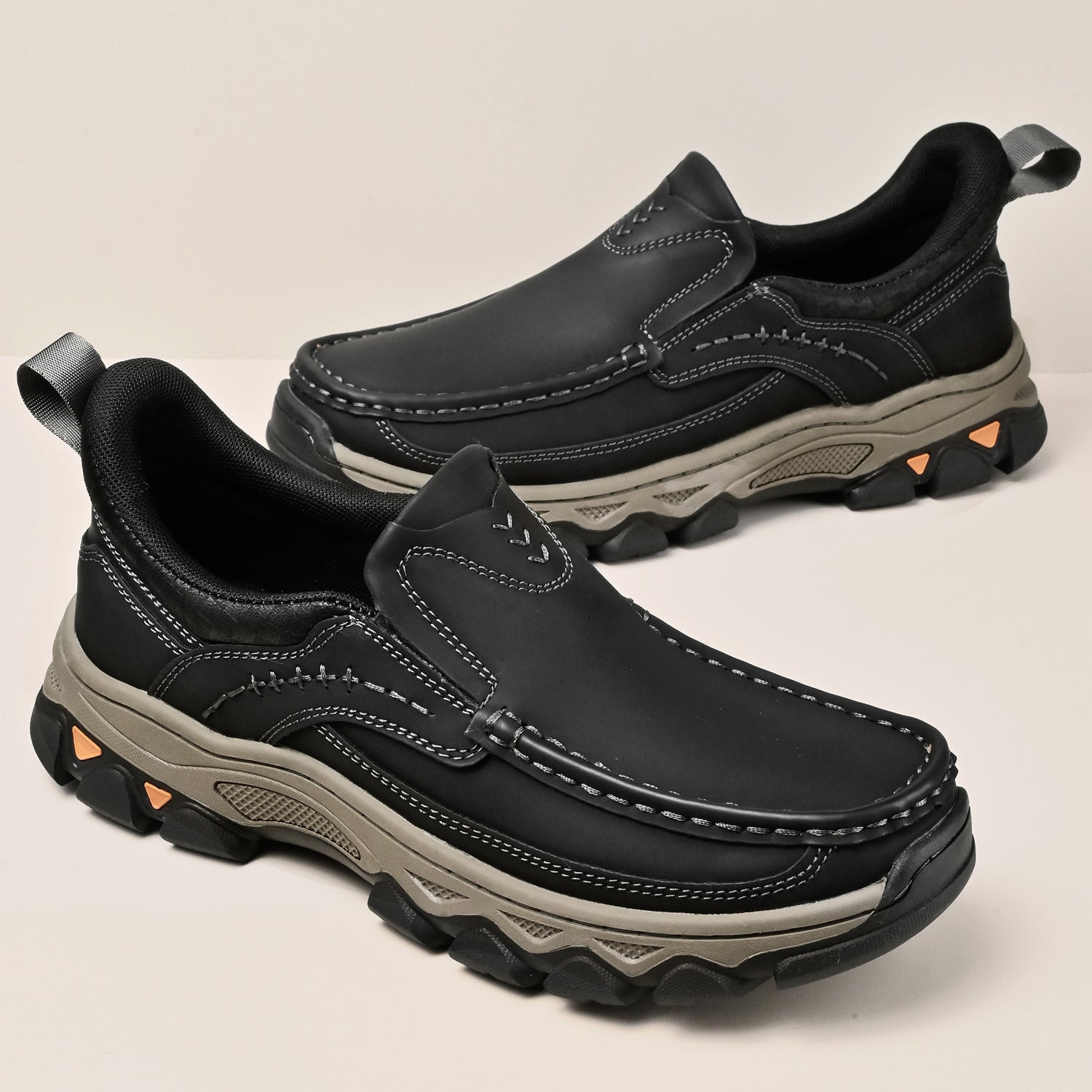Men's Arch Support Loafers for All-Day Comfort & Posture Alignment – Cushioned Sole, Non-Slip Tread, Breathable Upper – Perfect for Work | Thomler