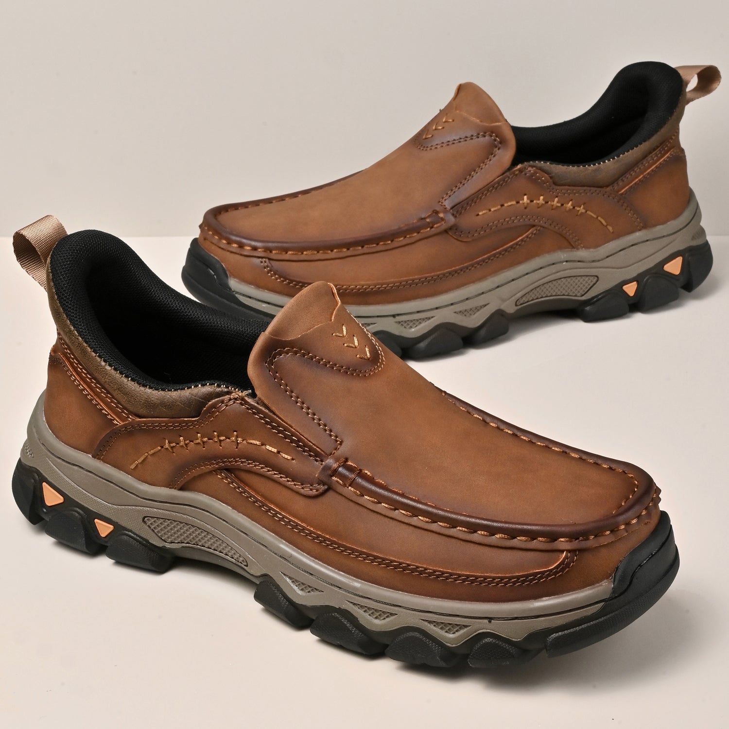 Men's Arch Support Loafers for All-Day Comfort & Posture Alignment – Cushioned Sole, Non-Slip Tread, Breathable Upper – Perfect for Work | Thomler