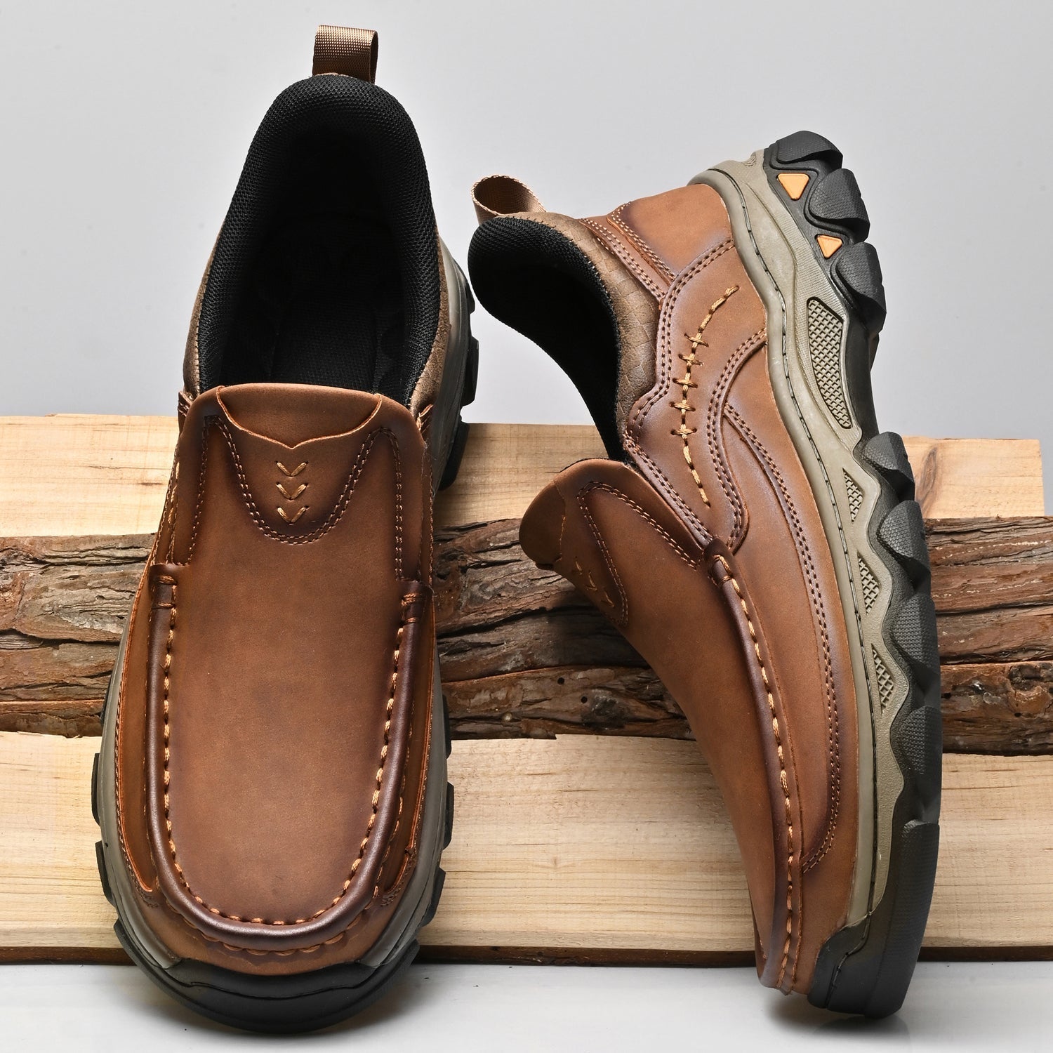 Men's Arch Support Loafers for All-Day Comfort & Posture Alignment – Cushioned Sole, Non-Slip Tread, Breathable Upper – Perfect for Work | Thomler