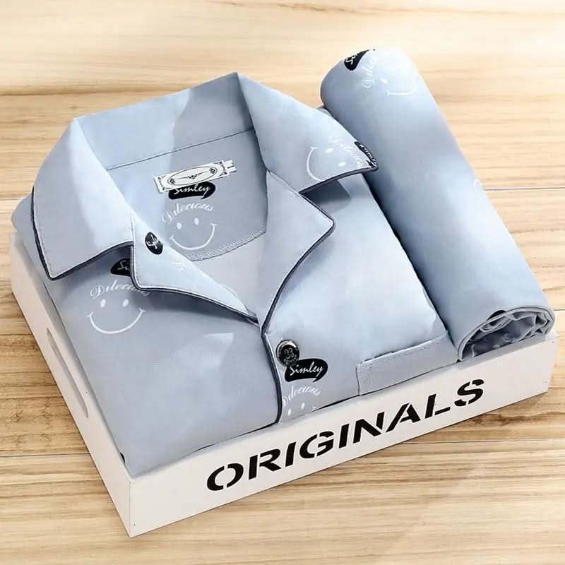 Men's Classic Lounge Shirt & Pant Set – Lightweight Cotton Sleepwear for All Seasons | Thomler