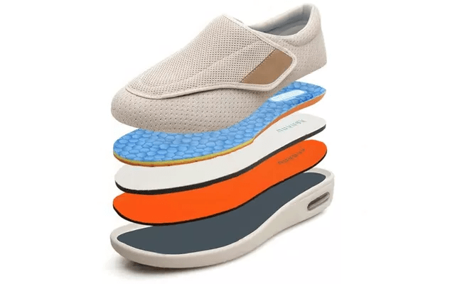 Wide-Width Sneakers for Daily Support – Padded Insole Lace-Up Casual Shoes for Men & Women | Thomler