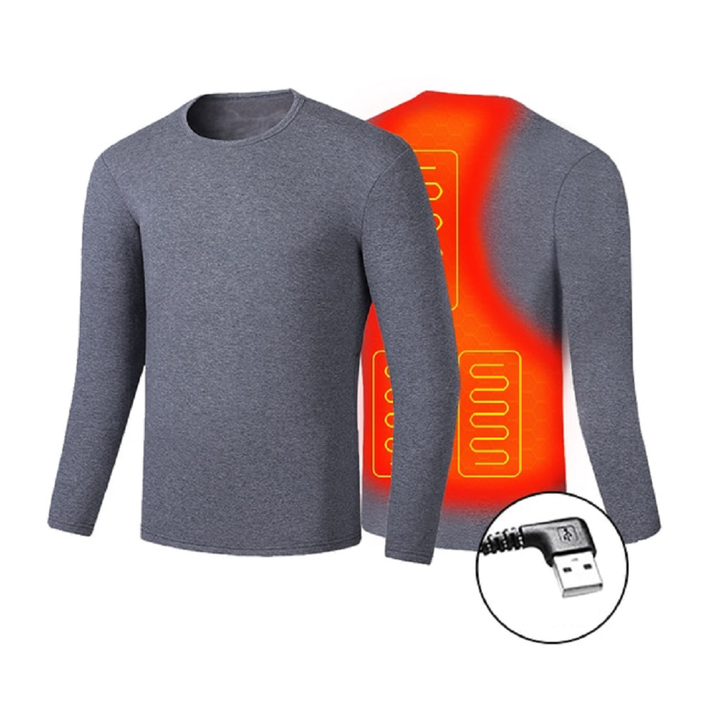 USB-Powered Heated Base Layer Set for Men & Women – Thermal Long Johns with Warming Zones | Thomler