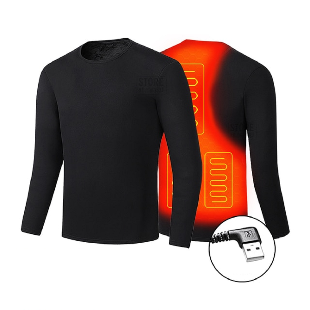 USB-Powered Heated Base Layer Set for Men & Women – Thermal Long Johns with Warming Zones | Thomler