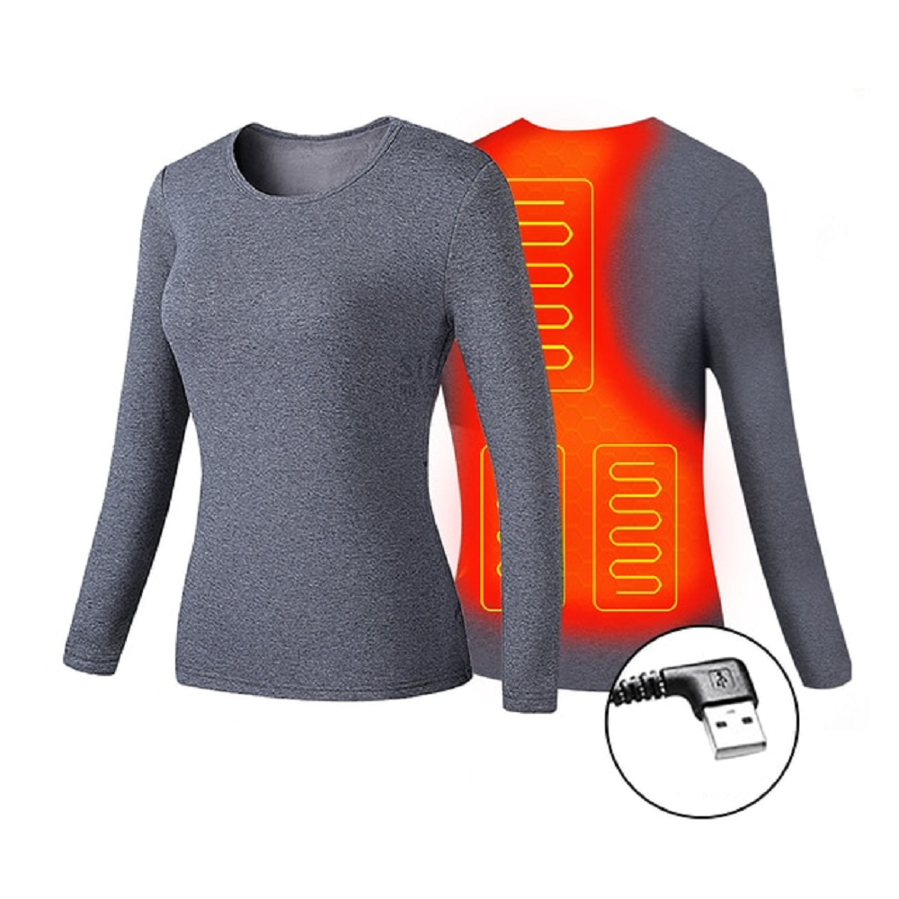 USB-Powered Heated Base Layer Set for Men & Women – Thermal Long Johns with Warming Zones | Thomler