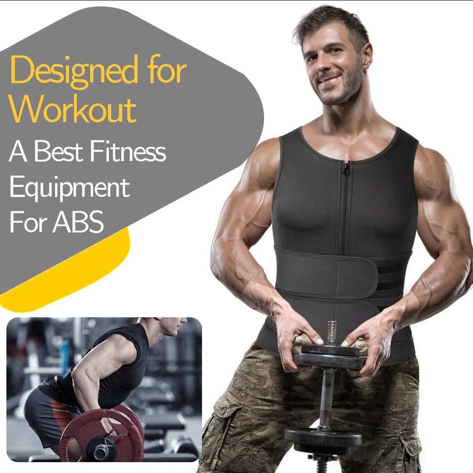 Thermal Compression Workout Tank for Men – Heat-Activated Sweat Enhancer for Fitness & Core Support | Thomler
