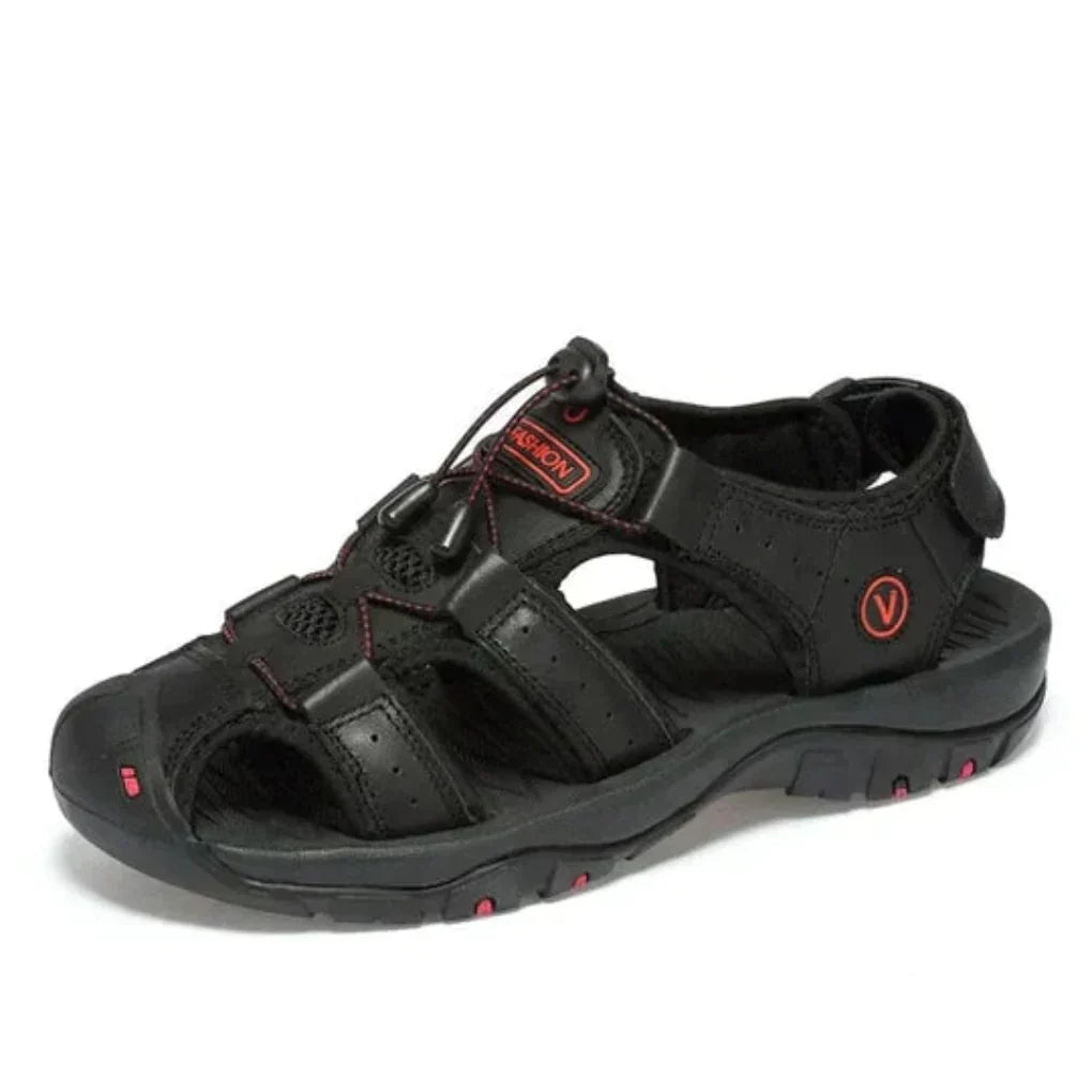 Men's Adjustable Comfort Sandals with Arch Support & Low Heel for Daily Wear & Walking | Thomler