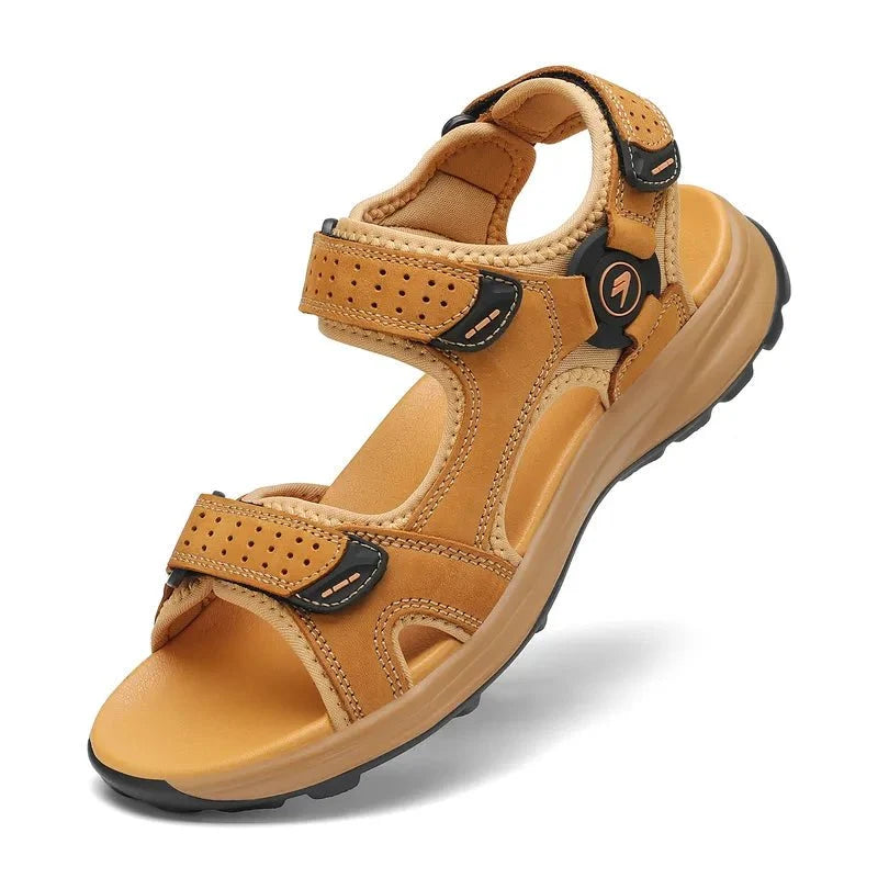 Men's Hiking Sandals with Anti-Slip Sole – Adjustable Straps, Open-Toe Design for Trail Walking & Summer Outdoor Adventures | Thomler