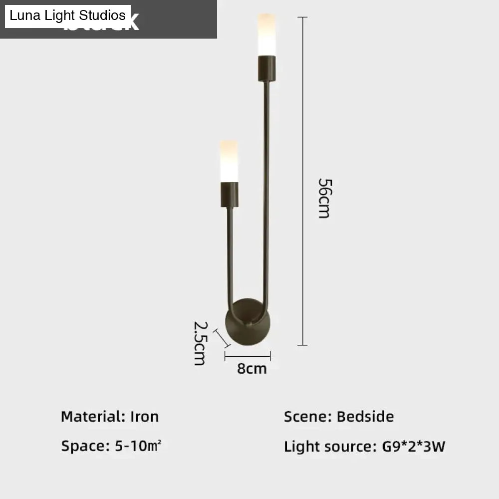 Dual-Direction LED Wall Sconce with Up & Down Light for Bedroom, Hallway, and Living Room | Thomler