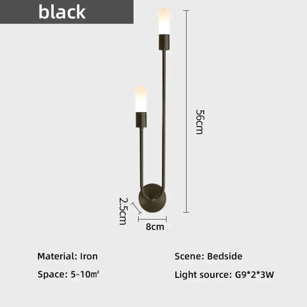 Dual-Direction LED Wall Sconce with Up & Down Light for Bedroom, Hallway, and Living Room | Thomler