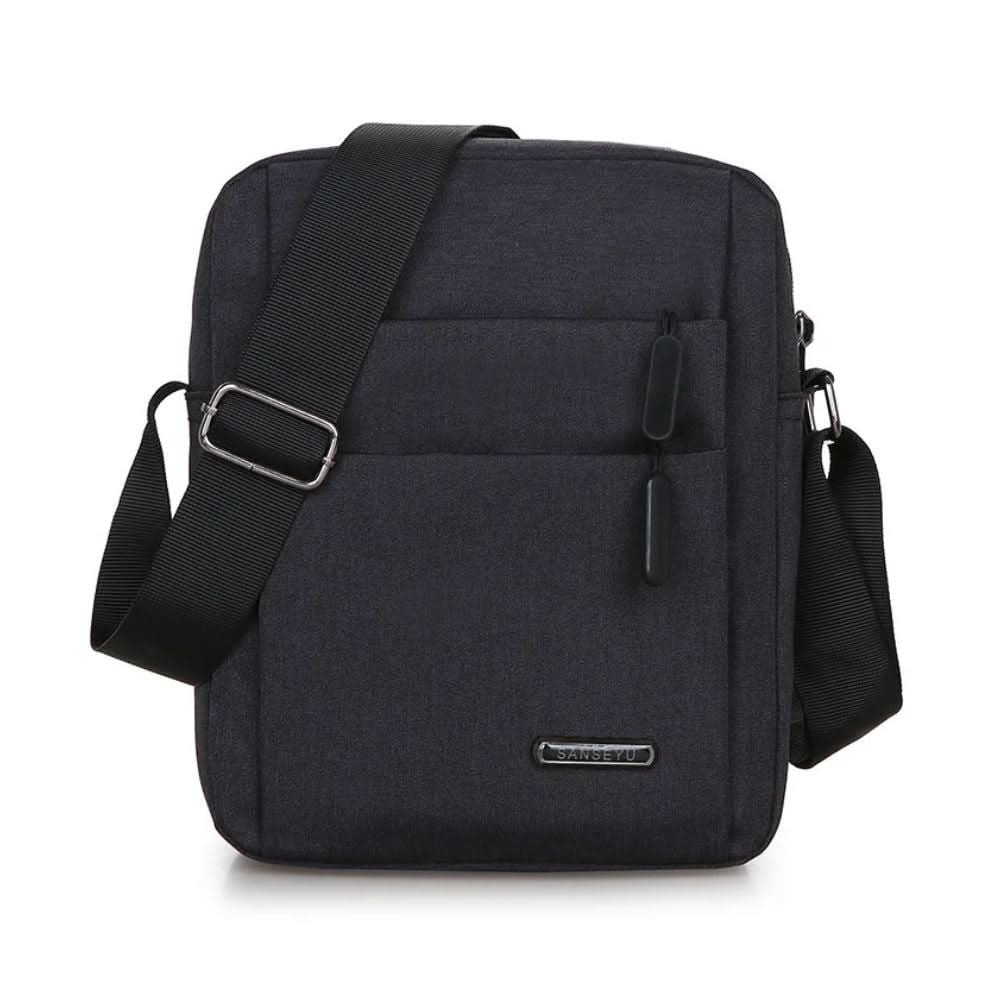 Water-Resistant Crossbody Messenger Bag with Security Zipper for Men – Urban Commuter Sling Bag for Travel & Daily Carry | Thomler