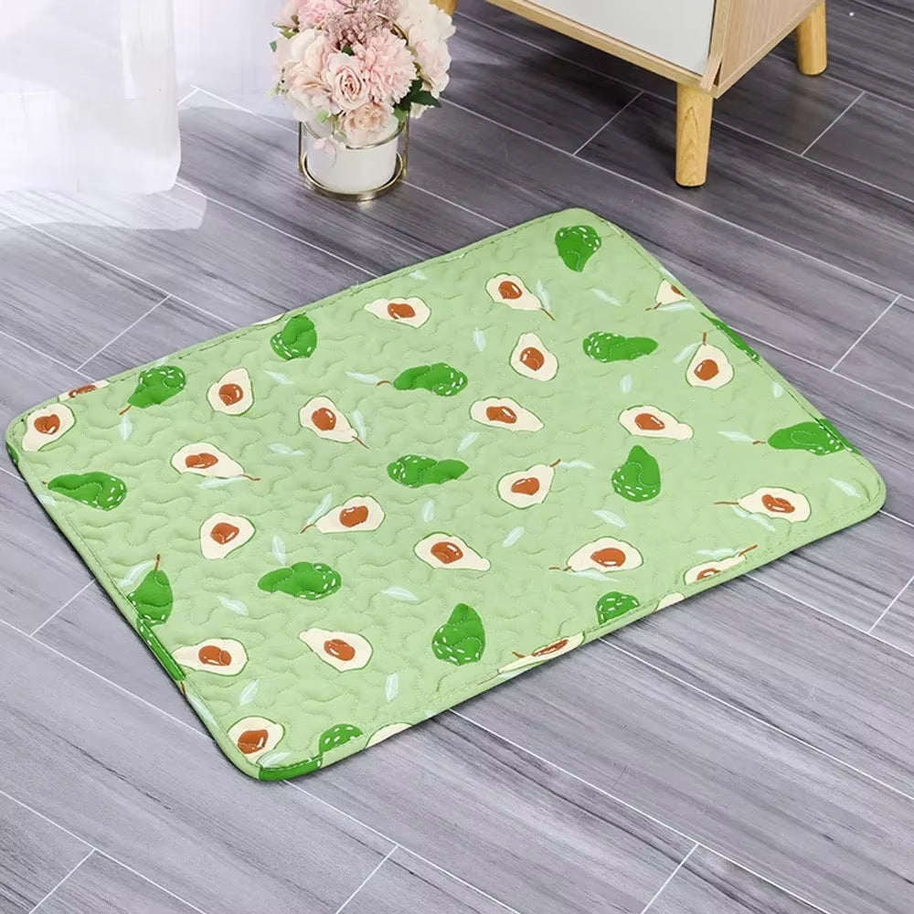 Self-Cooling Pet Bed Mat with Non-Slip Base for Cats & Dogs – Washable Heat-Regulating Fabric, 3 Sizes Available | Thomler