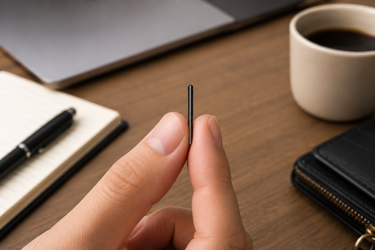 Pocket Voice Recorder with Automatic Sound Detection – Ultra-Thin 16GB Audio Capture Device for Meetings, Lectures, Interviews – 50-Hour | Thomler