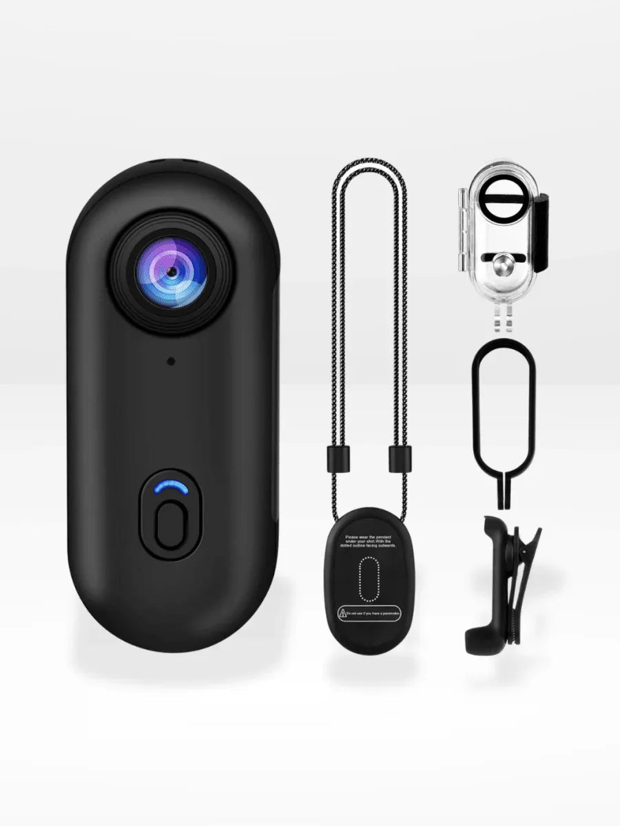 Ultra-Compact 4K POV Action Camera with Magnetic Mount for Sports, Biking, Motorcycling & First-Person Recording | Wireless Connectivity & | Thomler