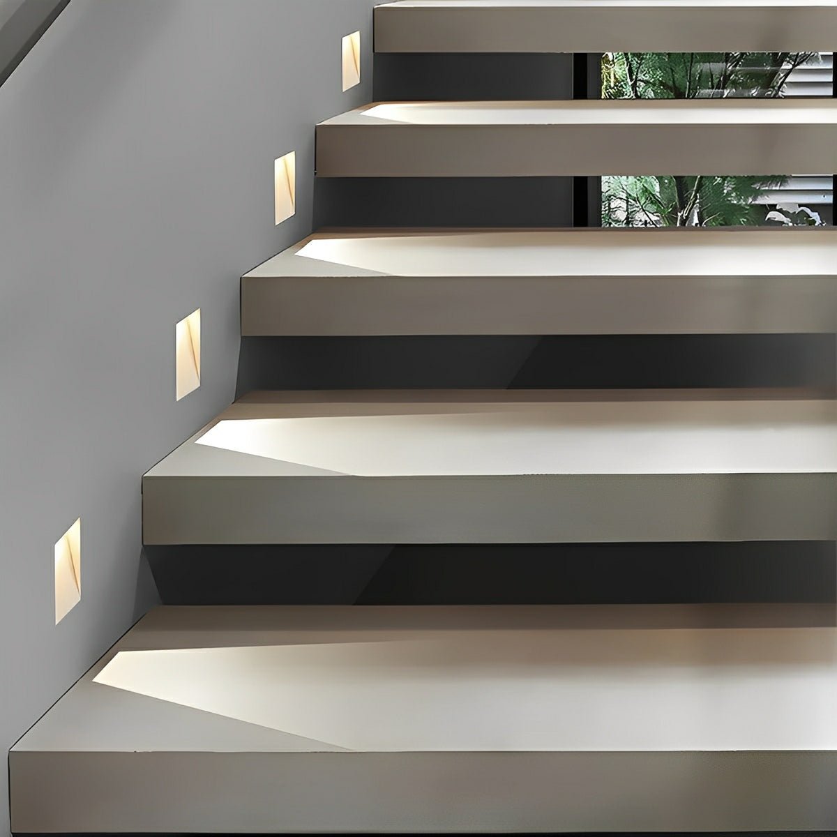 Motion-Activated LED Wall Sconce – Aluminum Rectangular & Square Designs for Hallways, Bedrooms & Staircases | Thomler