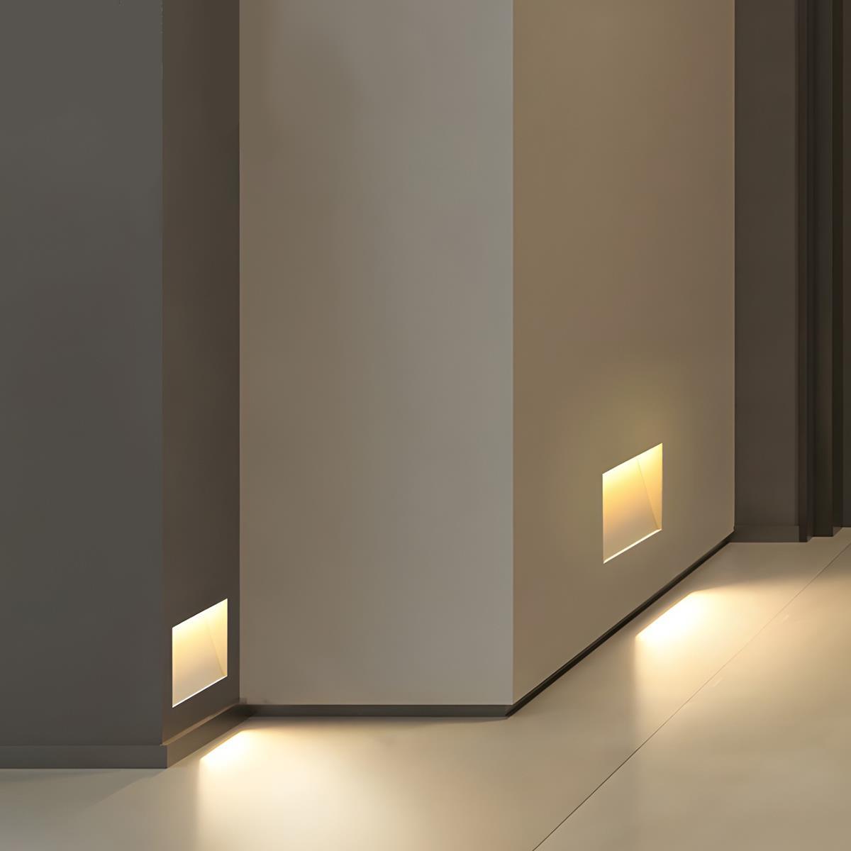 Motion-Activated LED Wall Sconce – Aluminum Rectangular & Square Designs for Hallways, Bedrooms & Staircases | Thomler