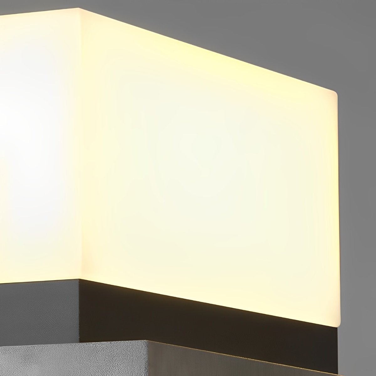 Post Light Stainless Steel 40.0 cm Waterproof Warm White Garden Driveway Solar LED Fence Cap Outdoor Lighting | Thomler