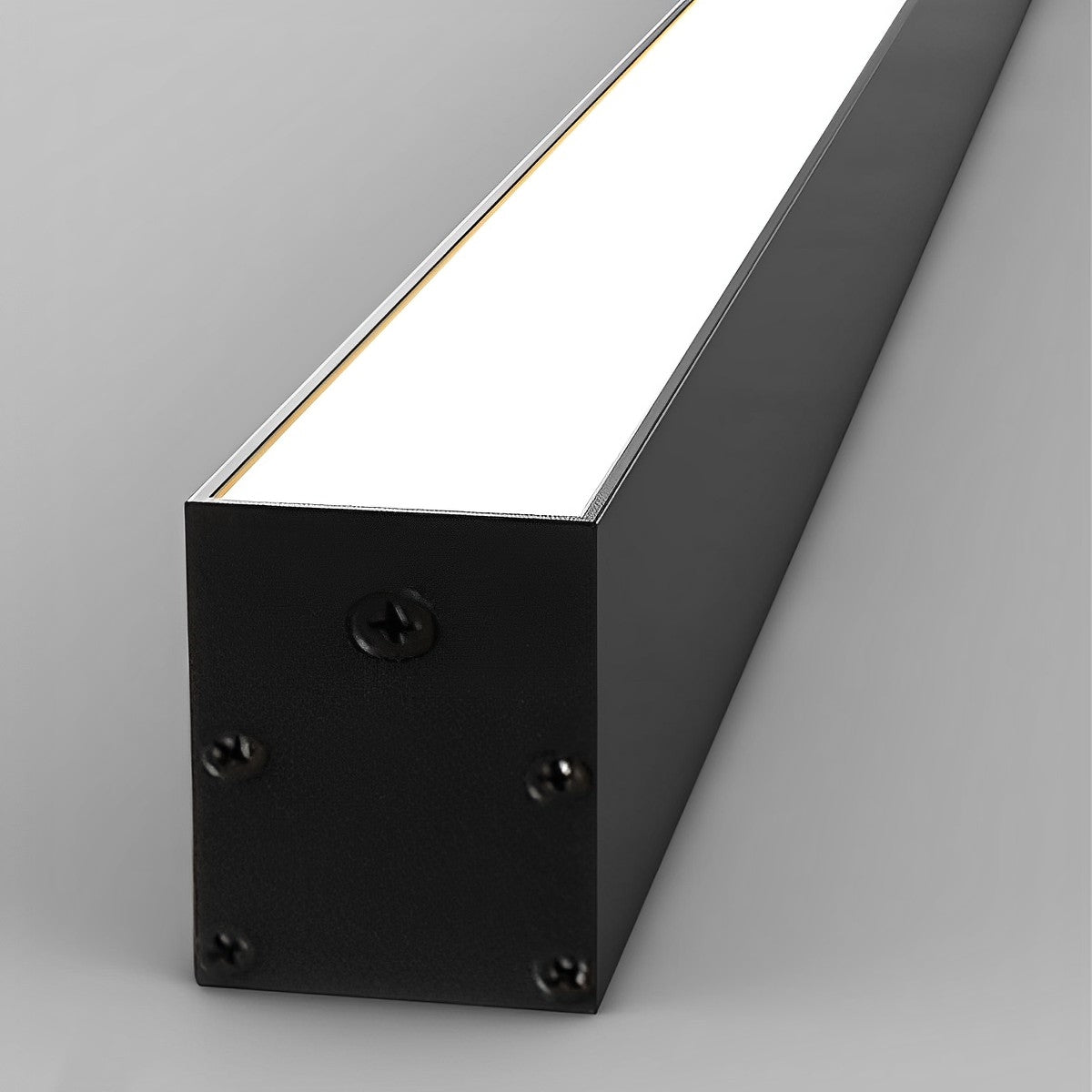 Ceiling Light Aluminium Linear 200.0 cm Black Dimmable LED Living Room Hallway Bedroom Modern Strip Lighting | Thomler