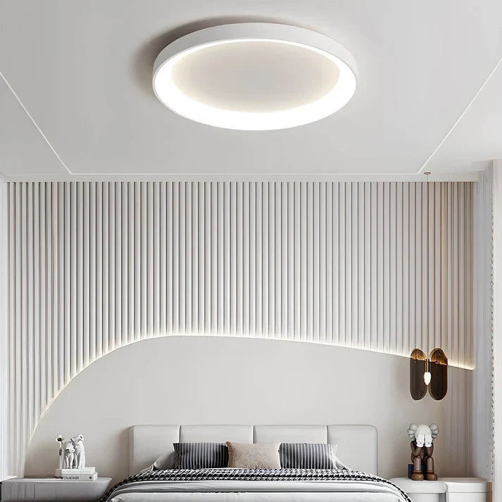 Modern LED Ceiling Light Fixture – Sleek Metal & Acrylic Design for Dining Room, Kitchen & Bar – Contemporary Flush Mount Lighting 20 in | Thomler
