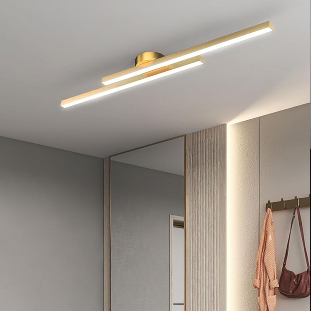 Semi-Flush LED Ceiling Light – Modern Aluminum Design, Dimmable & Color-Changing Options for Bedroom, Living Room & Kitchen | Thomler