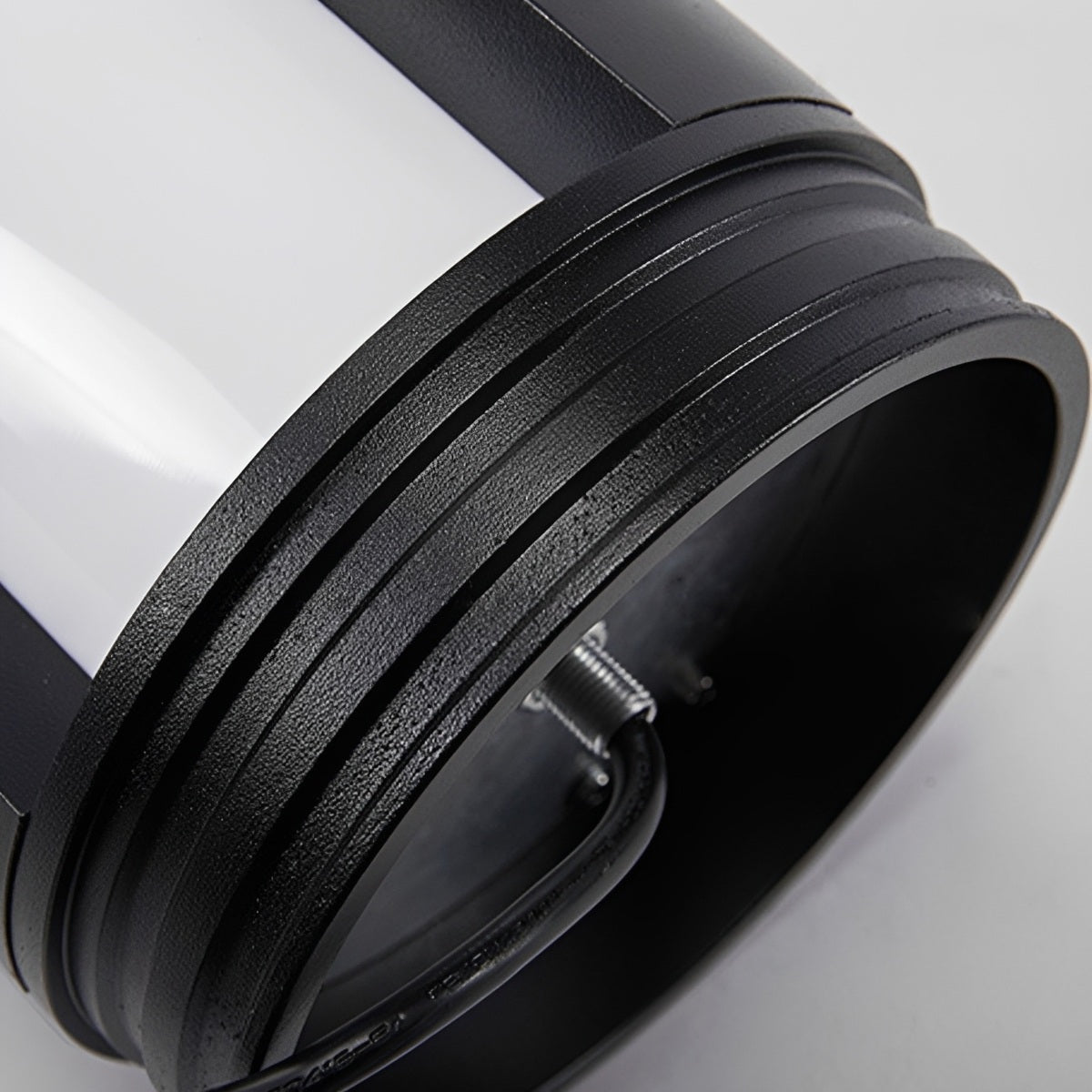 Tall Black Aluminum Bollard Fixture 3000K LED Hardwired for Driveway Lawn Yard Garden Pathway 31-138 Inch | Thomler