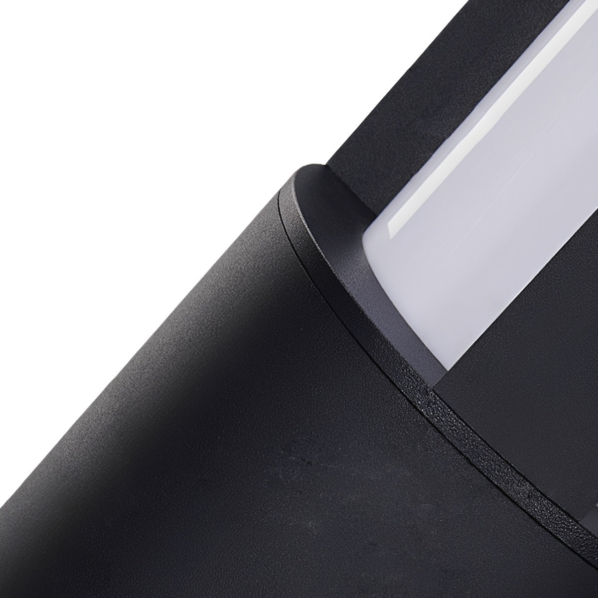 Tall Black Aluminum Bollard Fixture 3000K LED Hardwired for Driveway Lawn Yard Garden Pathway 31-138 Inch | Thomler