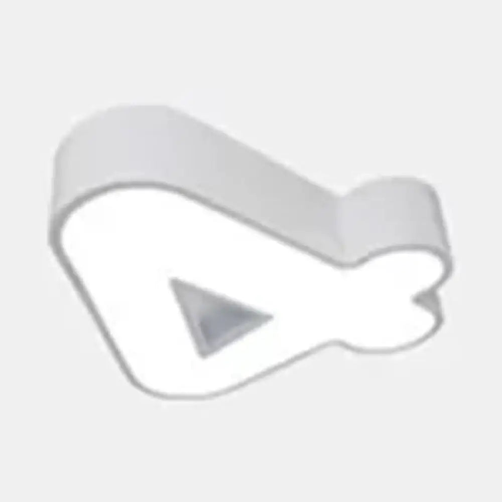 Number-Shaped LED Ceiling Light with Acrylic Diffuser for Kids' Rooms and Nurseries | Thomler