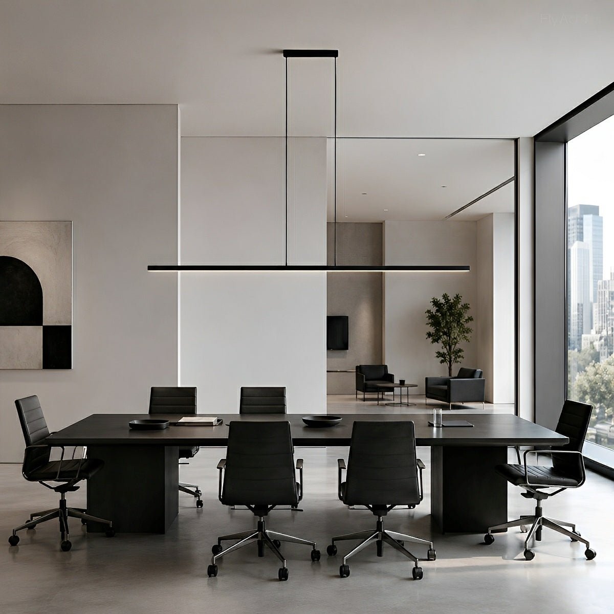 Linear Overhead LED Fixture Bar with Adjustable Color & Height for Kitchen Island Dining Room | Thomler