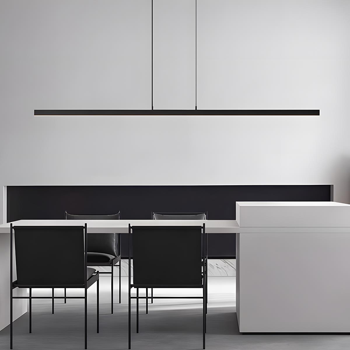 Linear Overhead LED Fixture Bar with Adjustable Color & Height for Kitchen Island Dining Room | Thomler