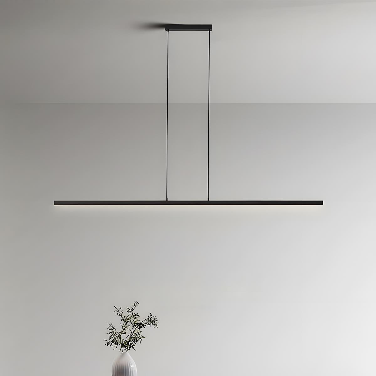 Linear Overhead LED Fixture Bar with Adjustable Color & Height for Kitchen Island Dining Room | Thomler