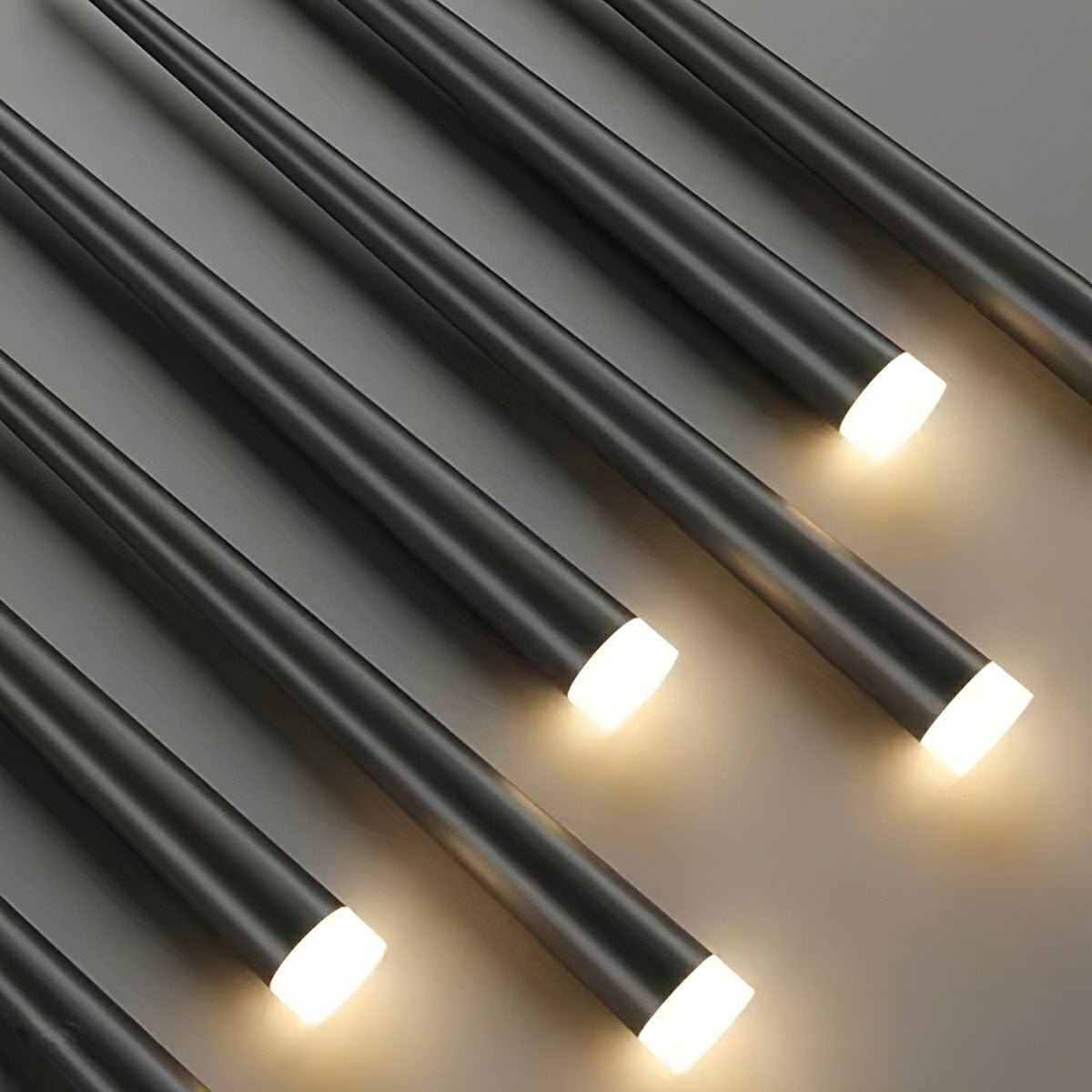 Cascading Tube Pendant Light for Staircase & High Ceilings – Dimmable LED Multi-Drop Foyer Chandelier | Thomler