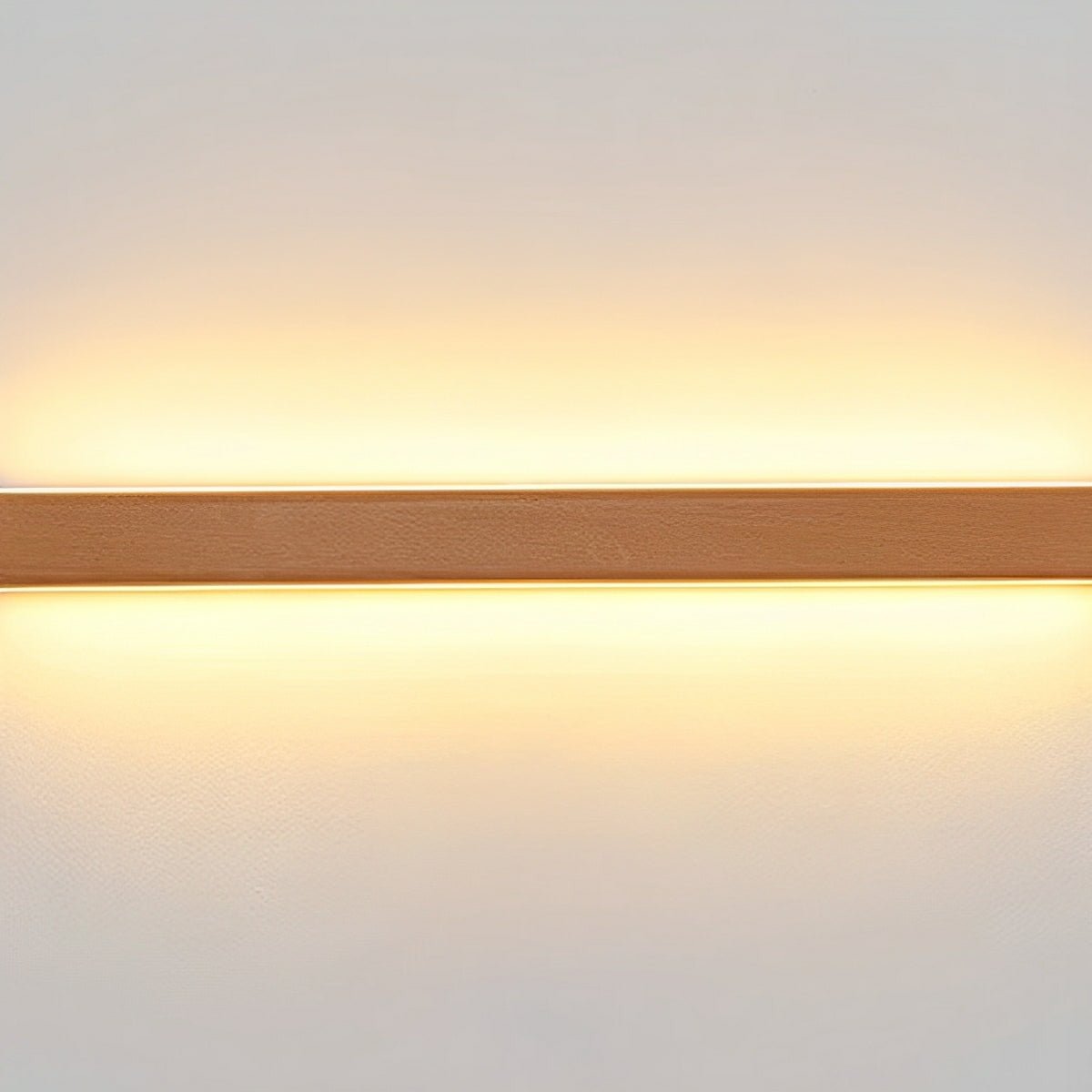 Linear LED Wall Light – Adjustable Bidirectional Beam for Hallways Bedrooms Living Rooms – Natural Wood Finish with Acrylic Diffuser | Thomler