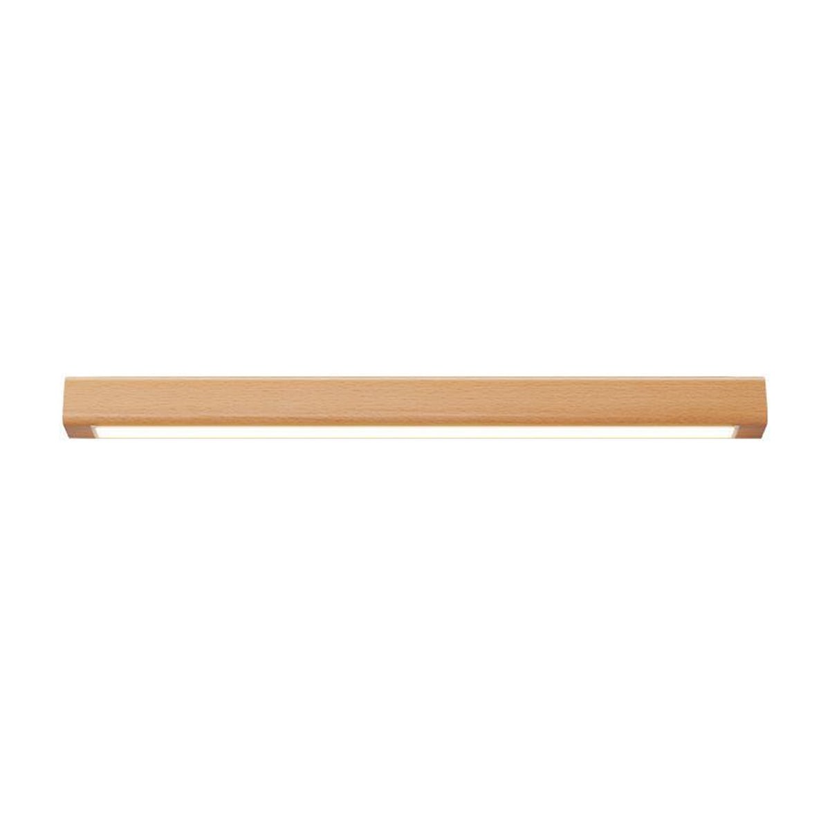 Linear LED Wall Light – Adjustable Bidirectional Beam for Hallways Bedrooms Living Rooms – Natural Wood Finish with Acrylic Diffuser | Thomler