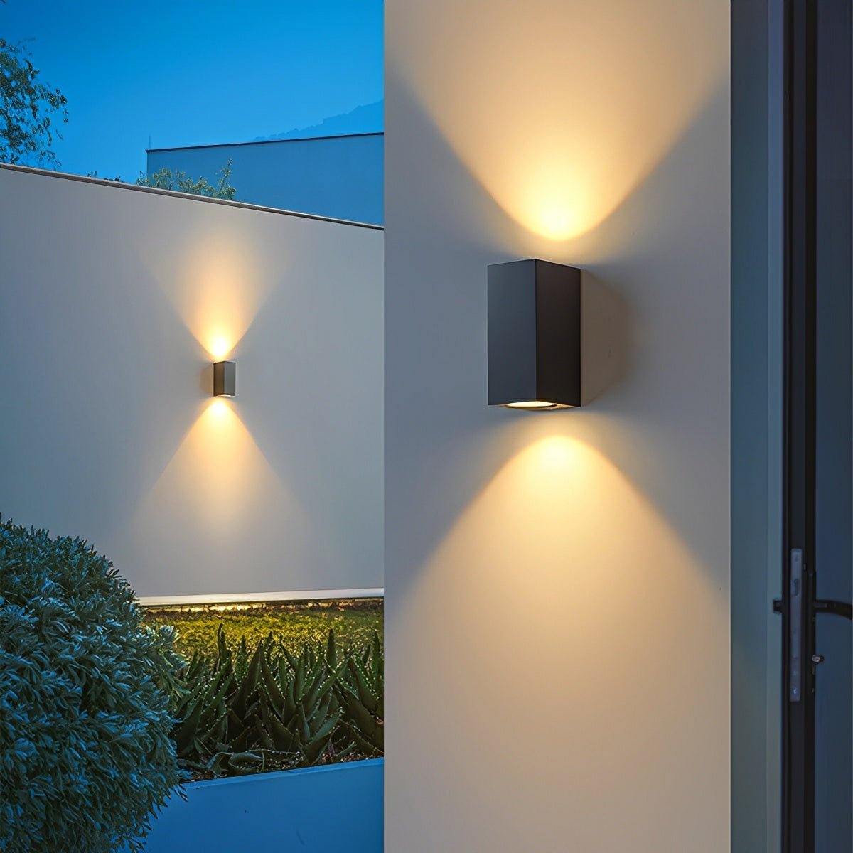 Wall Washer Outdoor LED Light 6W 3 in Warm White Modern Exterior Garden Courtyard Villa Illumination | Thomler