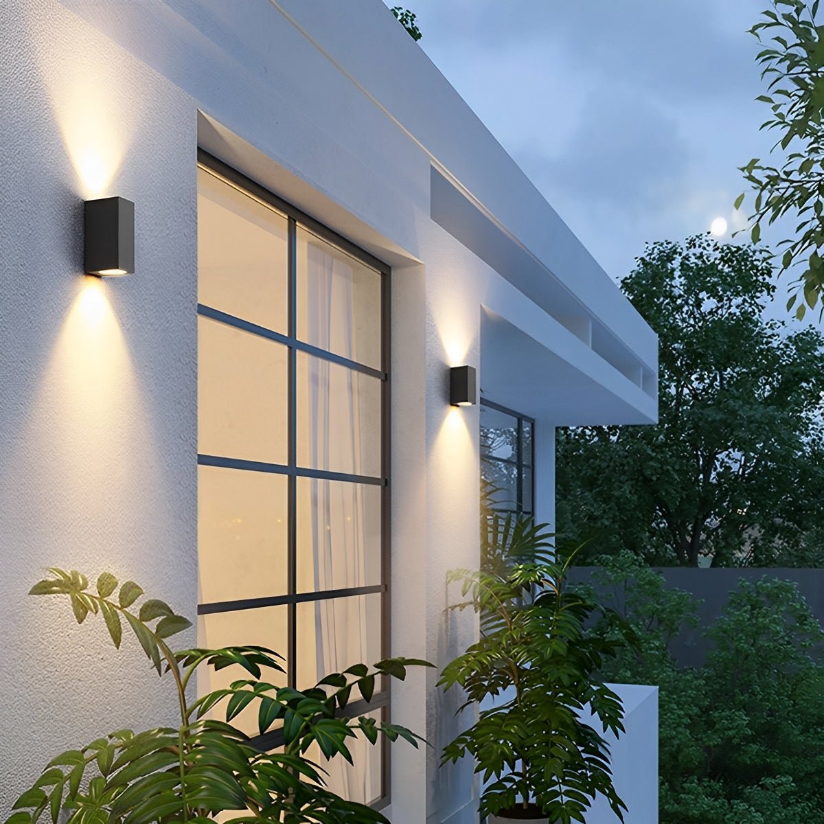 Wall Washer Outdoor LED Light 6W 3 in Warm White Modern Exterior Garden Courtyard Villa Illumination | Thomler