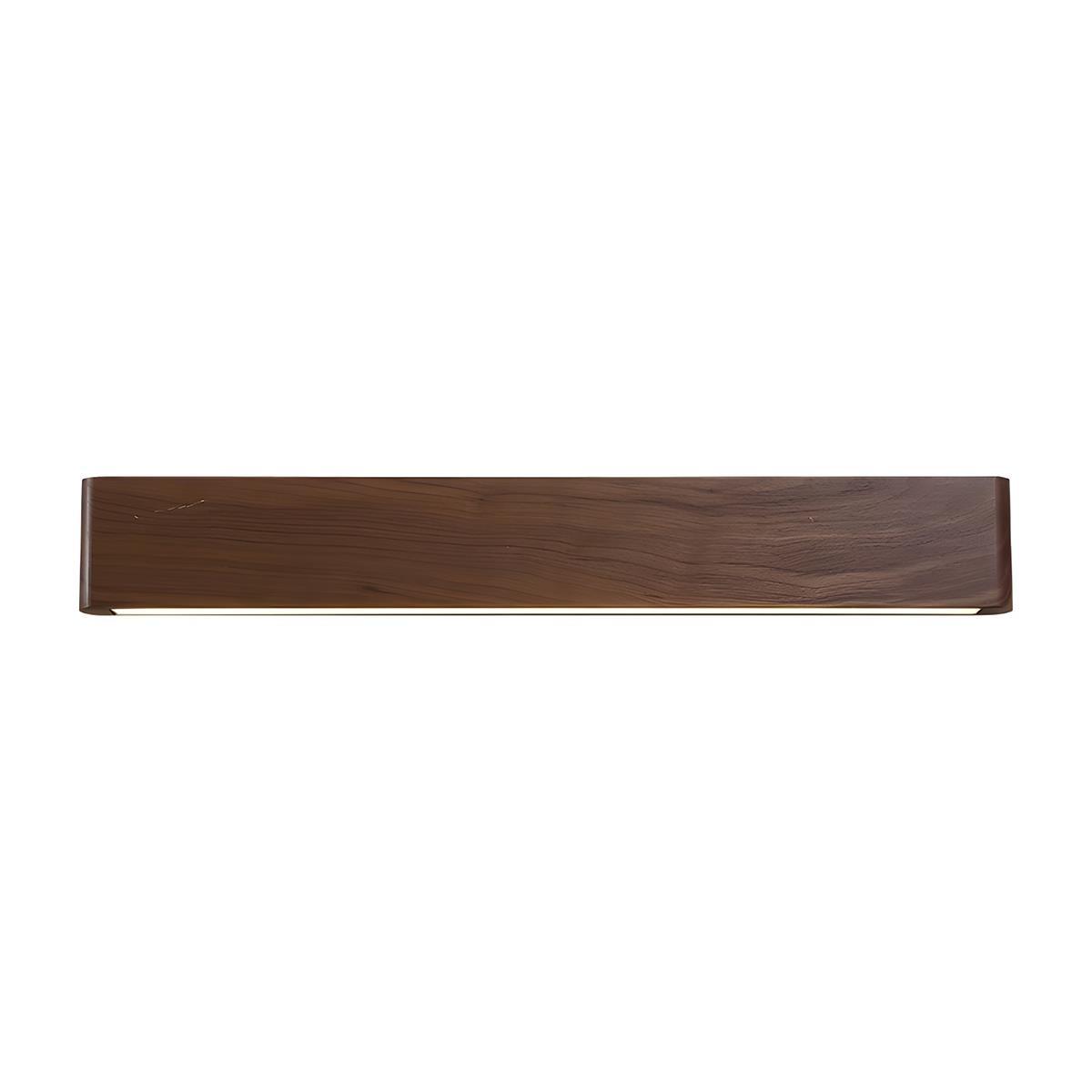 Wall Lamp Solid Walnut Wood 20.0 cm LED Bedroom Hallway Japandi Scandinavian Indoor Lighting Fixture | Thomler