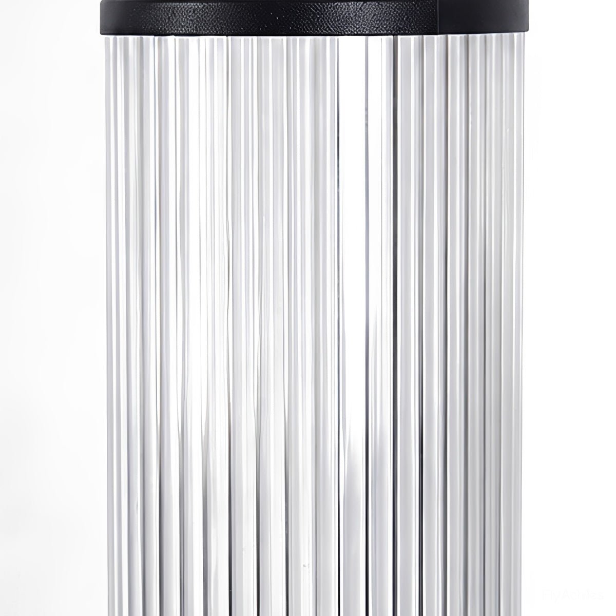 Black Aluminum LED Column Bollard for Pathway & Driveway Lighting – IP65 Weather Resistant, 3000K Glow, 7W Hardwired, for Garden Yard Villa | Thomler