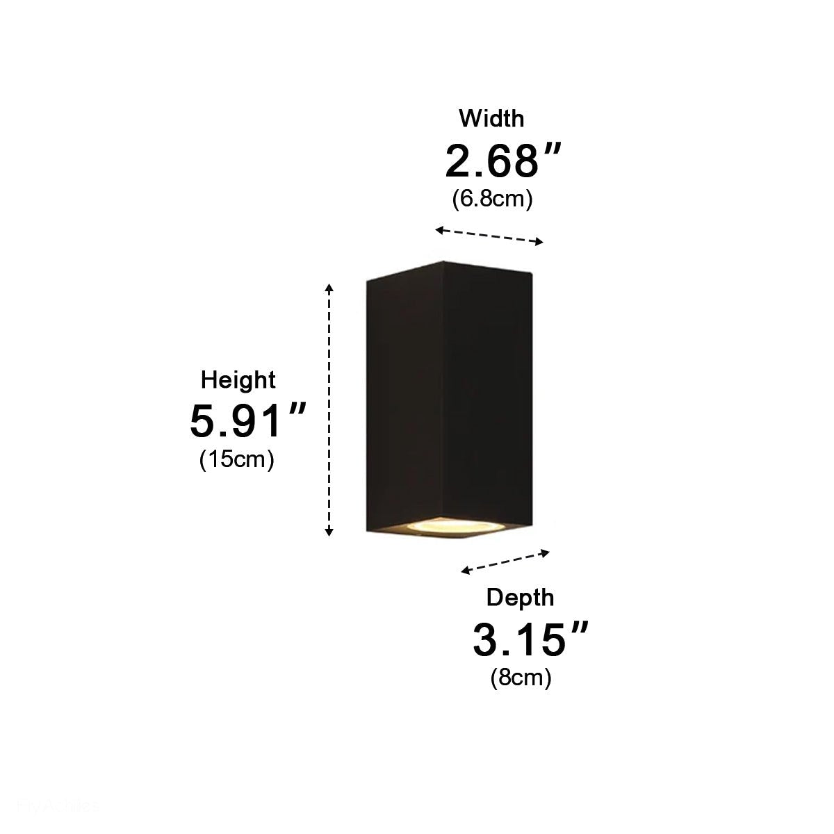 Dual-Head Outdoor LED Sconce in Black Aluminum – Weather-Resistant Wall Light with IP54 Rating for Patios & Gardens | Thomler