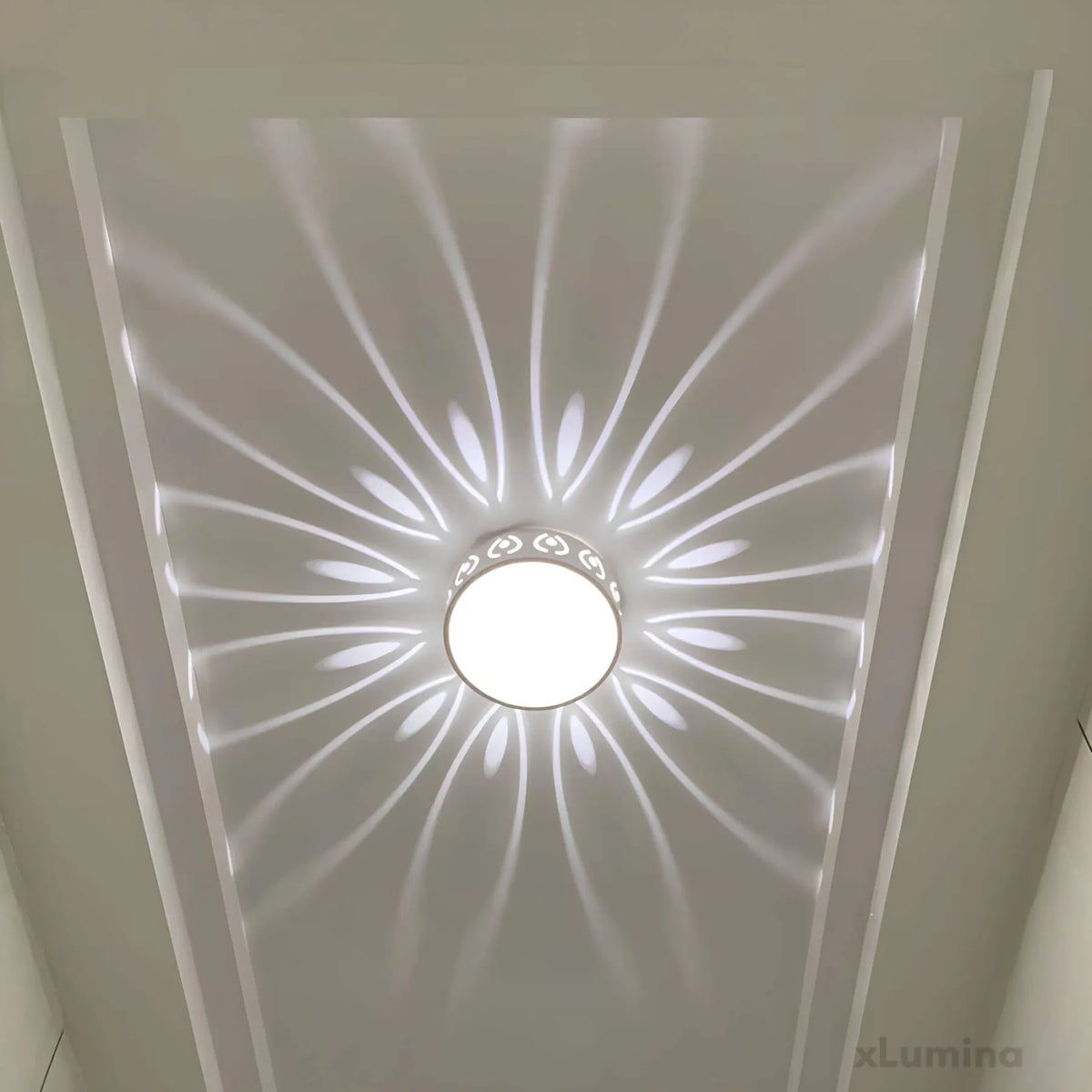 LED Ceiling Light Fixture for Hallway Entryway and Porch – Crystal Accent Flush Mount Lighting for Modern Homes | Thomler