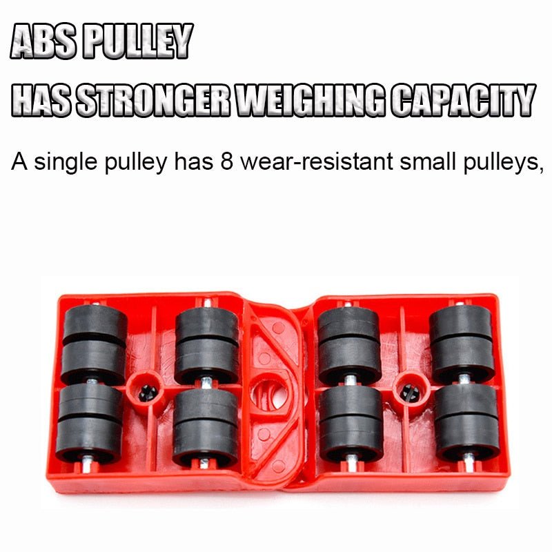 Heavy-Duty Furniture Lifting Dolly Set with Roller Wheels for Sofas Beds Appliances Hardwood Carpet Safe Floor Protection 440 lb Capacity | Thomler