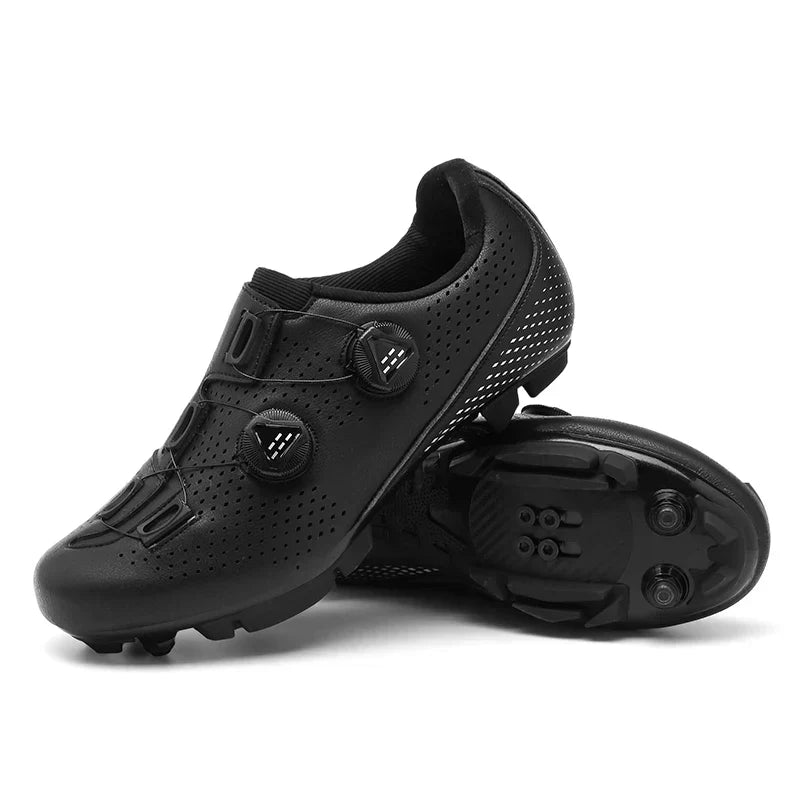 Dual-Dial Cycling Shoes for Road and Mountain Biking – Breathable Synthetic Leather with Rubber Sole for Men and Women | Thomler