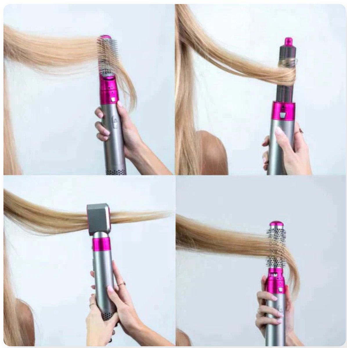 Hair Airstyler Ionic Airflow 1000W Multi Attachment Daily Styling Curling Drying Tool | Thomler