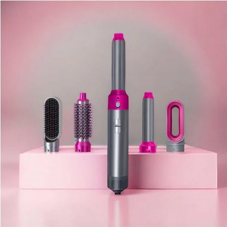 Hair Airstyler Ionic Airflow 1000W Multi Attachment Daily Styling Curling Drying Tool | Thomler